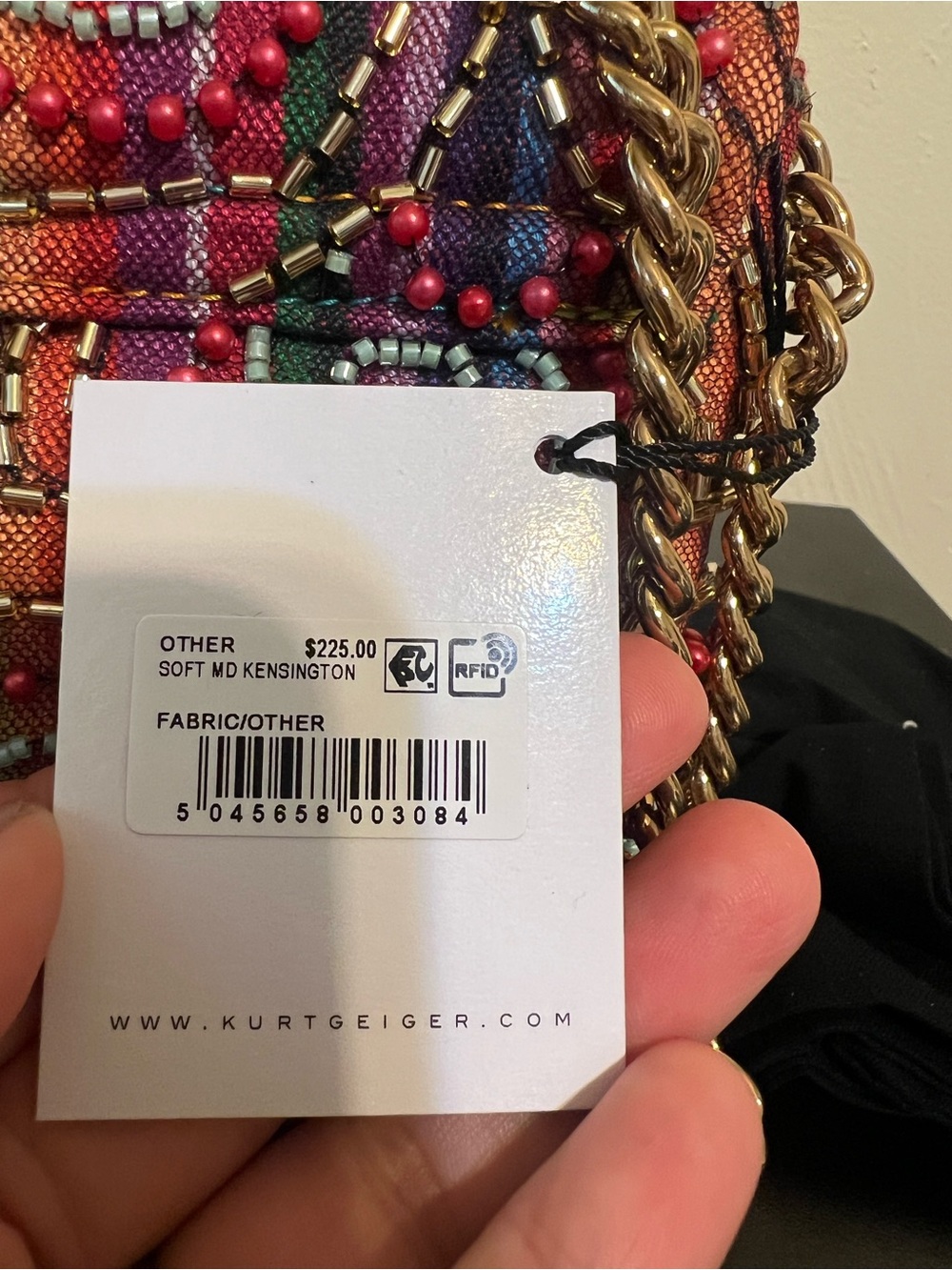 Kurt Geiger Medium Kensington Beaded Crossbody - Picture 2 of 10